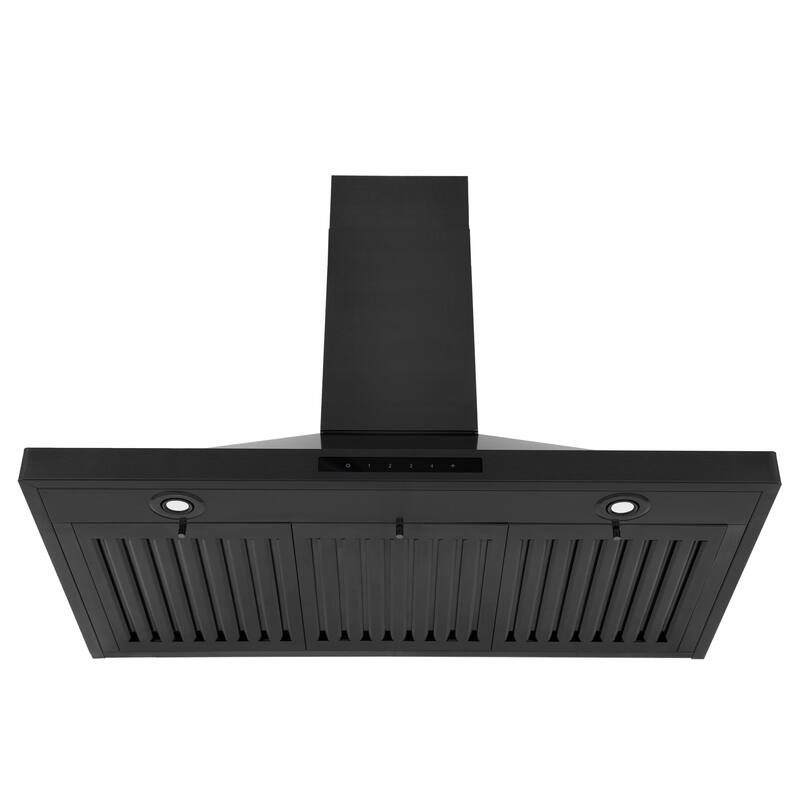 ZLINE 36" Convertible Wall Mount Range Hood in Black Stainless Steel